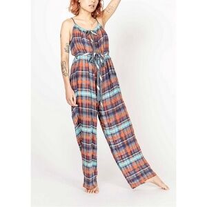 Ace & Jig Multicolor Plaid Jumpsuit